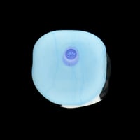 Image 2 of XL. Blue Skies Chinstrap Penguin - Flamewoork Glass Sculpture Bead