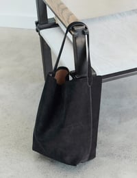 Image 4 of la tribe Everyday Bag XL - Black Suede