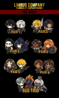 [2024 PRE-ORDER] Limbus Company Acrylic Charm FULL BUNDLE