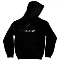 Pocket Hoodie - Black Embroidered