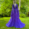 Passionate Purple "Vivian" The Ultimate Showgirl Dressing Gown