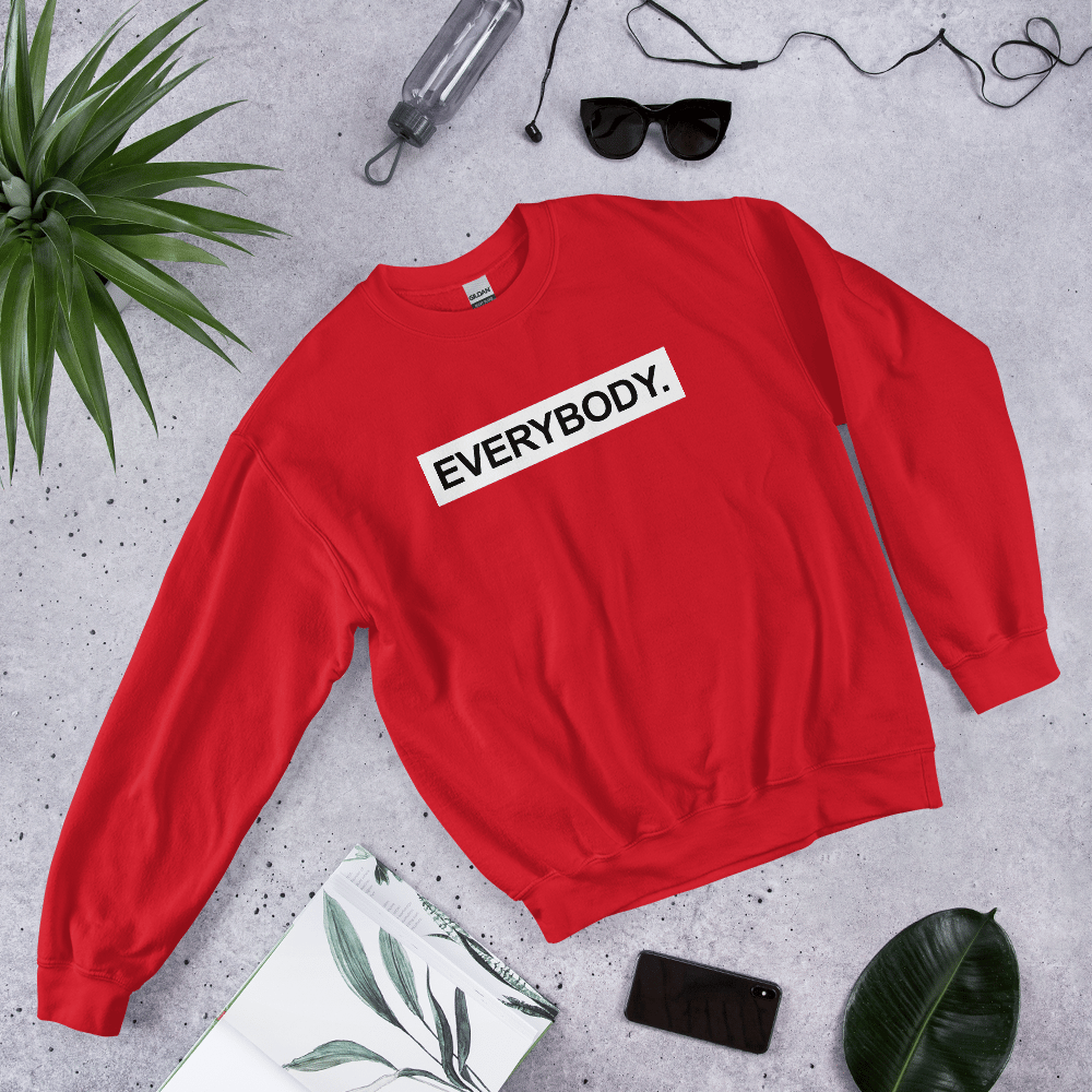 Classic Red / Big Box Logo Sweatshirt | EVERYBODY.™ Official Site