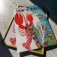 Image 1 of The New Yorker - March 22nd, 1958 | Arthur Getz | Magazine Cover | Vintage Poster