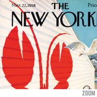 Image 2 of The New Yorker - March 22nd, 1958 | Arthur Getz | Magazine Cover | Vintage Poster