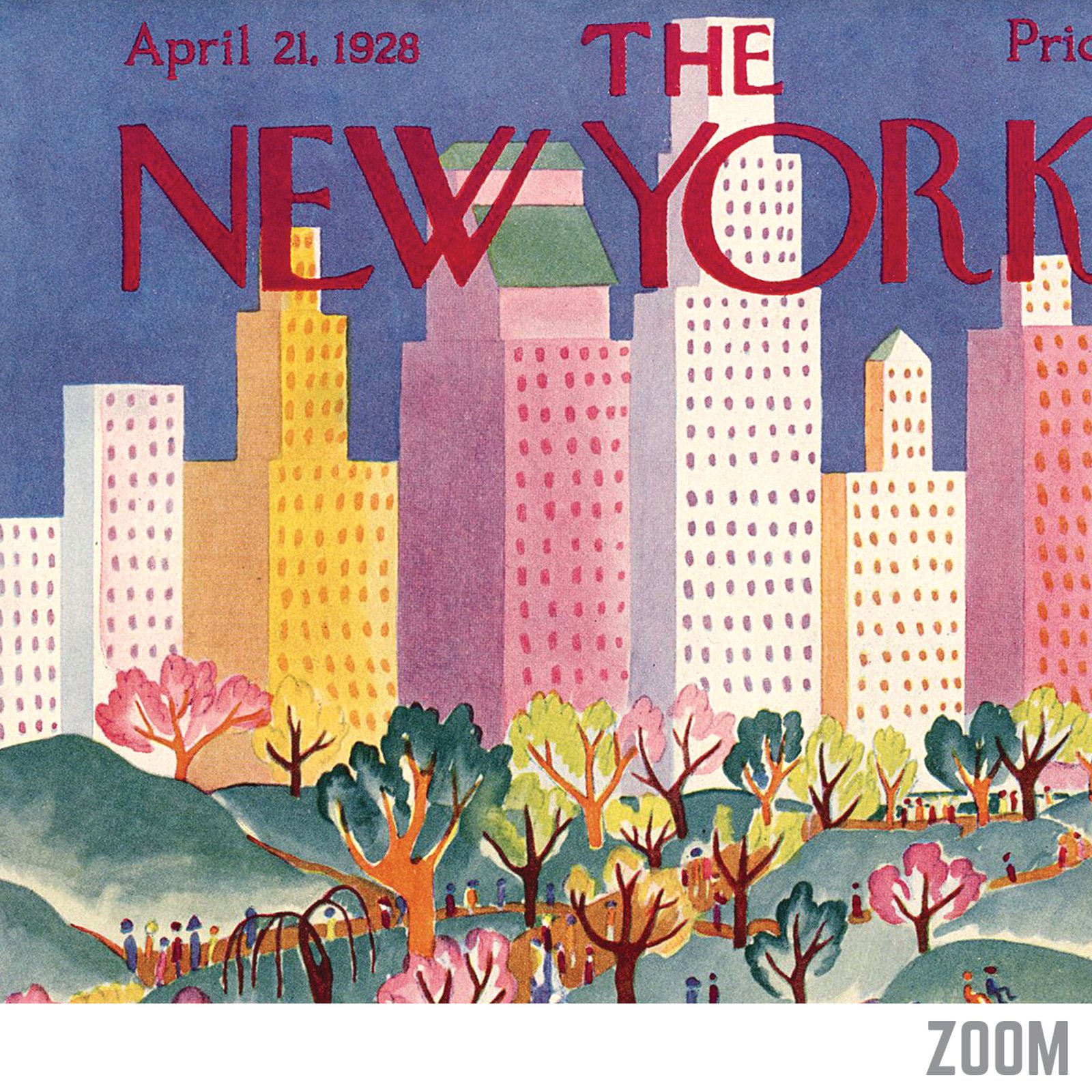 The New Yorker - April 21st, 1928 | Ilonka Karasz | Magazine Cover