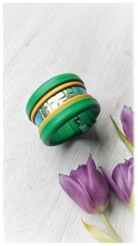 Image 1 of ANTIOPE Medium bangle - Scintilla verde