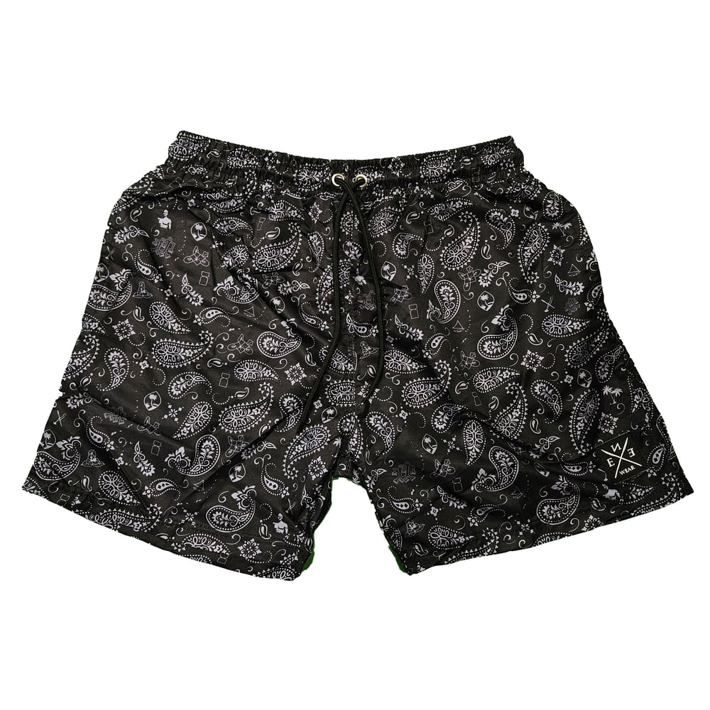 Image of ENE WEAR PAISLEY SHORTS