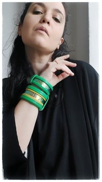 Image 9 of ESSENTIAL small Bangles - Scintilla verde