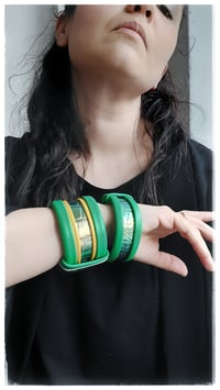 Image 10 of ESSENTIAL small Bangles - Scintilla verde