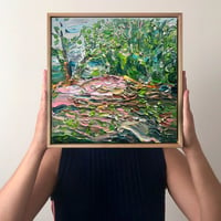 Image 1 of Blooming in the Eucalyptus forest - 33x33cm, FRAMED