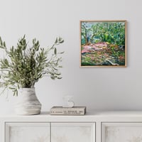 Image 3 of Blooming in the Eucalyptus forest - 33x33cm, FRAMED