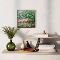 Image 4 of Blooming in the Eucalyptus forest - 33x33cm, FRAMED