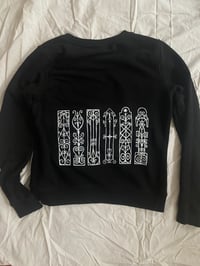 Image 2 of Black Kiss/Wrought Iron Sweatshirt (S)