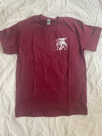 Image 2 of Maroon Devil/Vase T-shirt (M)
