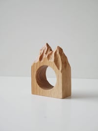 Image 1 of Ronds de serviette "Pyrénées" en chêne