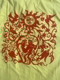 Image 4 of Lemon Yellow Devil/Vase T-shirt (L)