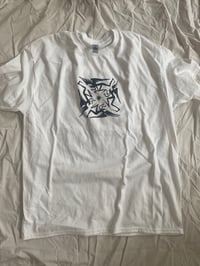 Image 1 of White Dancing Devils/Vase T-shirt (L)