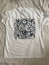Image 2 of White Dancing Devils/Vase T-shirt (L)