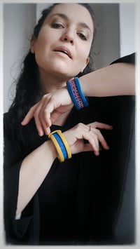 Image 10 of ESSENTIAL small Bangles - Mondrian