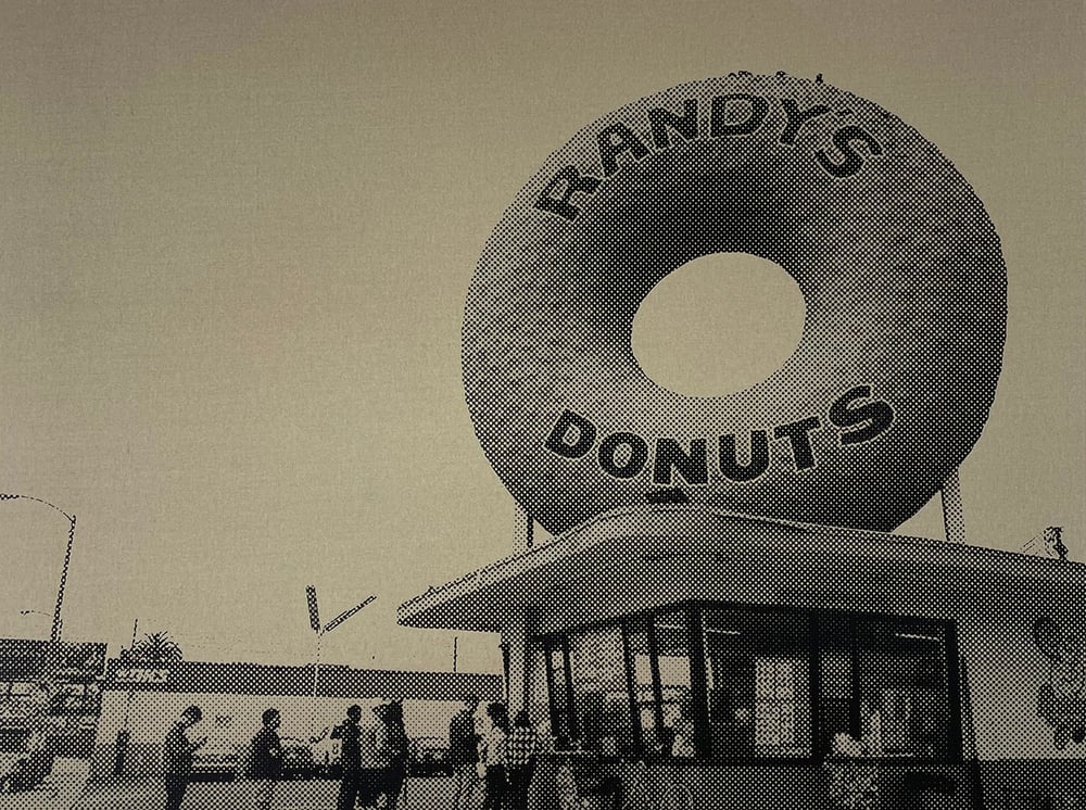 Image of Randy's Donuts canvas
