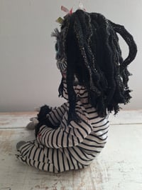 Image 17 of Little Sister Skull Doll. Sculptured Skellington Art Doll. Collector. Unique. Custom Gothic Doll.
