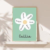 Image 4 of Daisy Affirmation Personalised Print