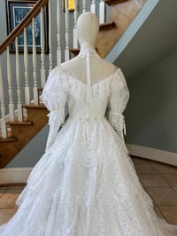 Image 6 of 1970s Lace Prairie Dress