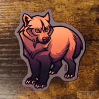 Image 3 of Bush Dog - Stickers