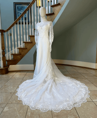 Image 1 of 90s Angelic Wedding Dress