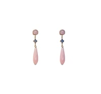 Image 1 of Pink Opal Drop Earring