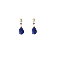 Image 1 of Blue Lapis Drop Earring