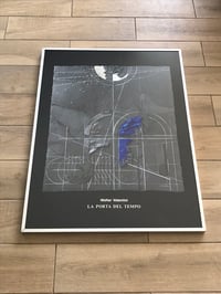 Image 2 of 1990s Walter Valentini "La Porta Del Tempo" Embellished Lithographic Poster