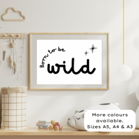 Image 1 of Born To Be Wild Print