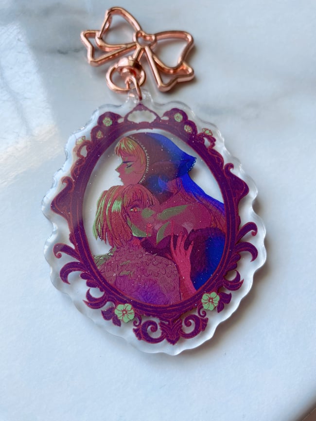 3.5” Marcille x Falin Dungeon Meshi Glitter Epoxy Charm