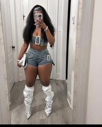 STRAPP ME UP DENIM SET 