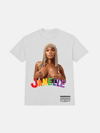 GIRLS ARE DRUGS® TEE - "JANELLE MONAE®" - WHITE