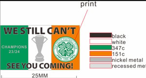 'Still can't see you coming' Champions badge