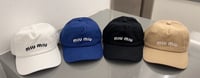 Image 1 of Miu Miu embroidered cap
