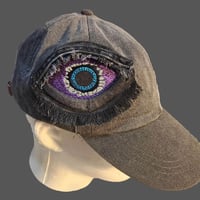 Image 1 of  Monster Eye Cap - Purple