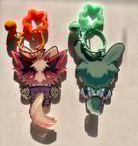 Image 3 of Bakugou and Deku Wagging Charms