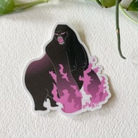 Image 2 of Gorilla Yokai, eco sticker by ©Studio Rawr