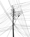 Power Lines Drawing #114 (Detroit, Buchanan St)