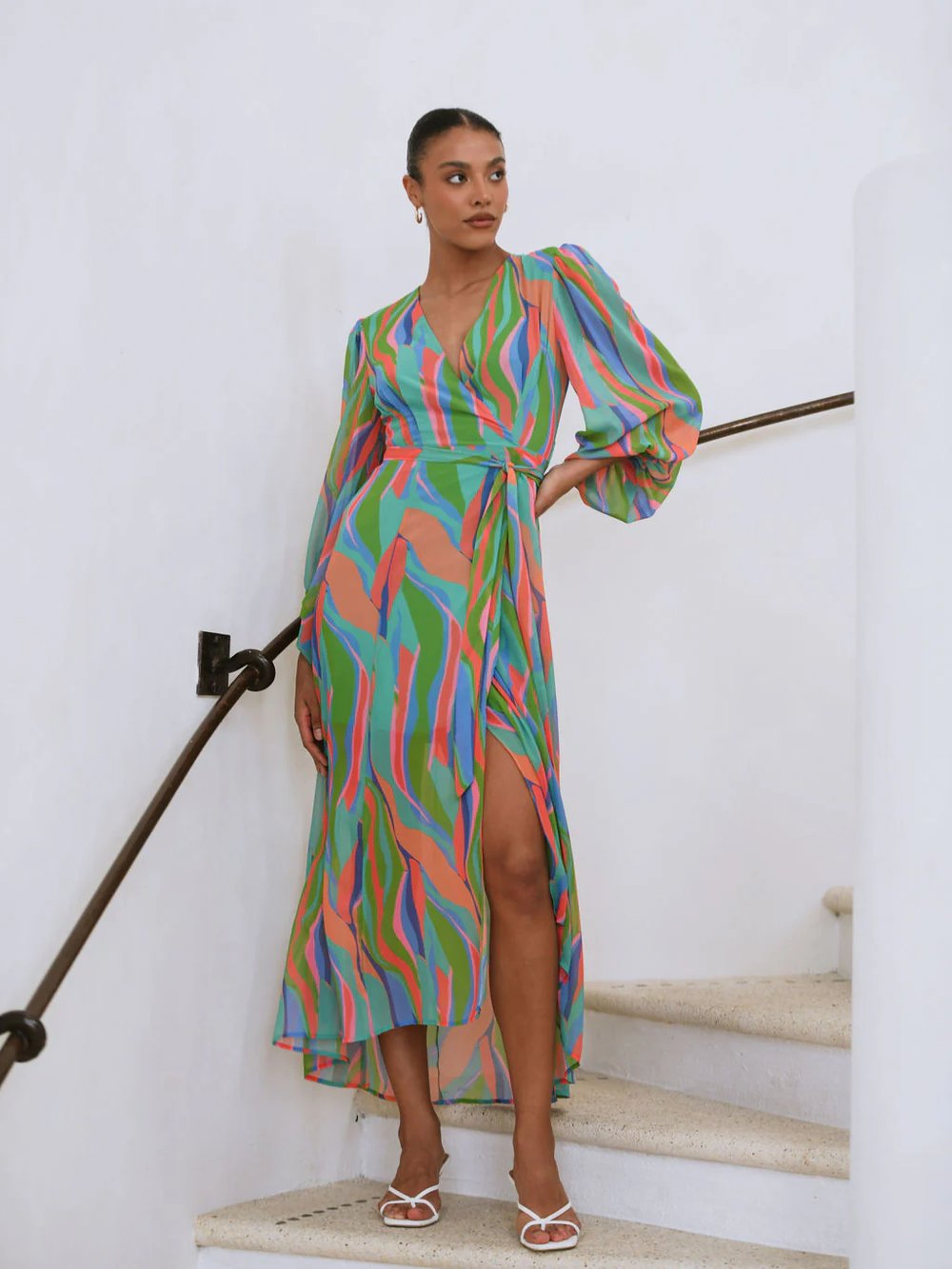 Image of Lindie Wrap Dress