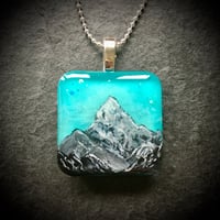 Image 4 of Mount Everest Hand Painted Resin Pendant