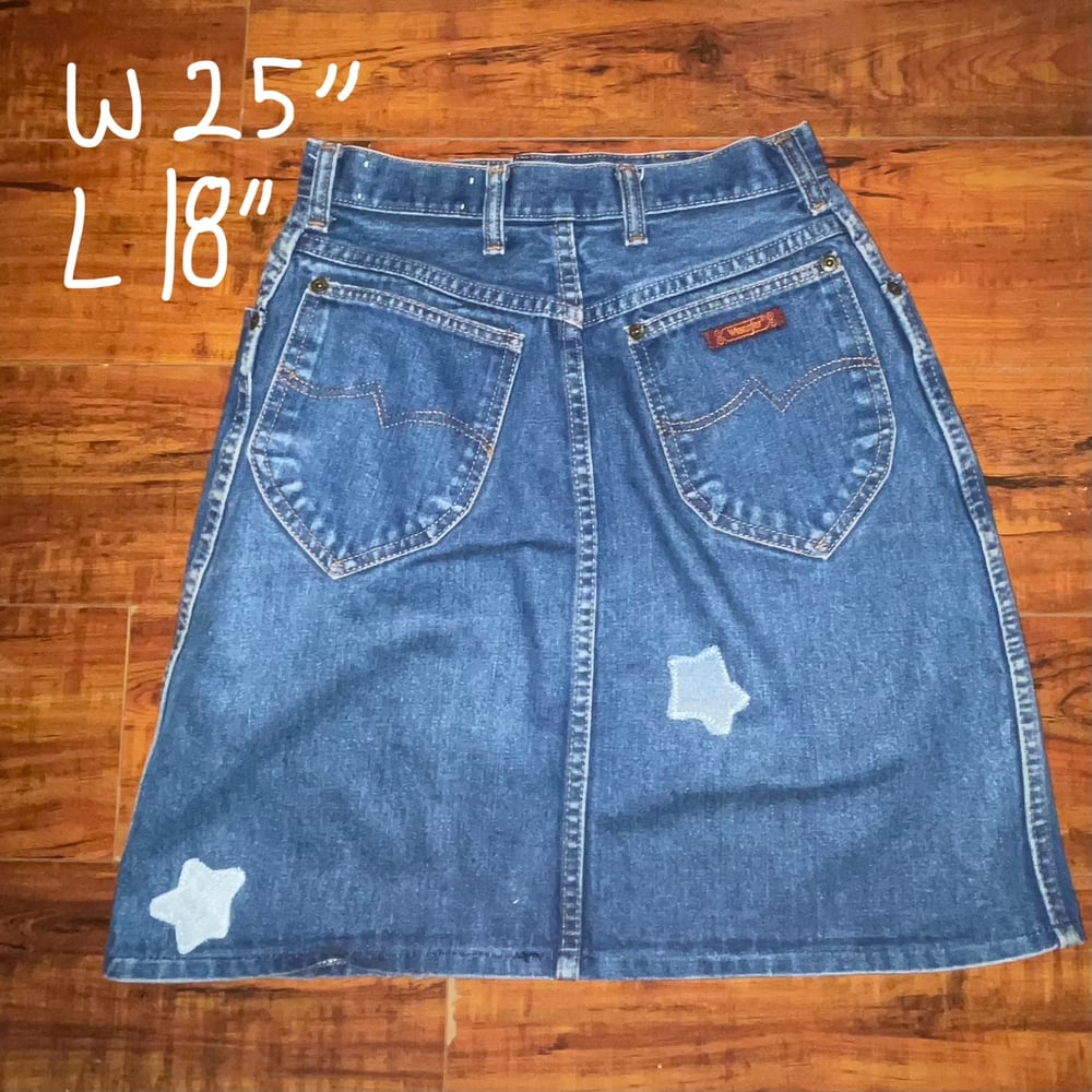 Bunny denim skirt 