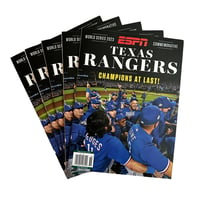 Image 1 of ESPN Texas Rangers 2023 World Series Champs Commemorative Magazine