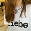 Liebe organic cotton Tshirt white 