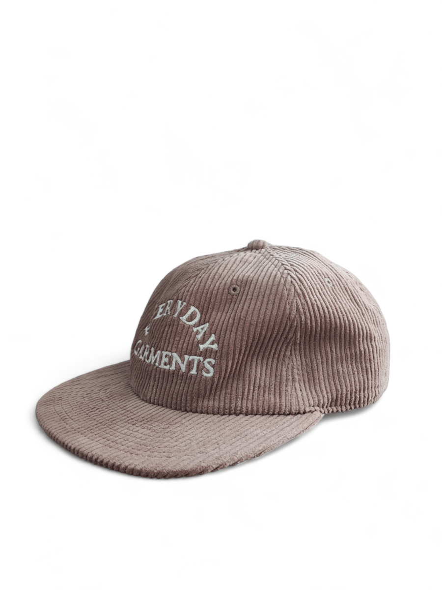 Pink Cord Caps. Everyday Garments