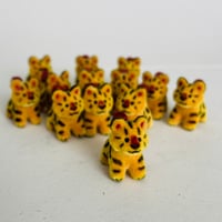 Image 1 of TINY Yellow Fuzzy Tiger