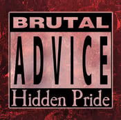 Image of Brutal Advice - Hidden Pride lp transparent red & white splatter